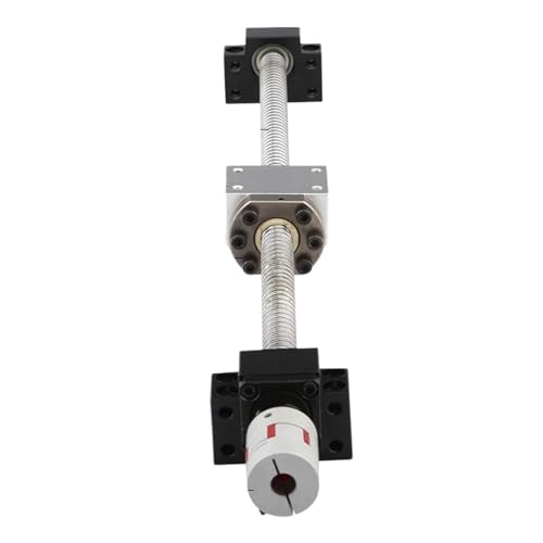 Kugelumlaufspindel mit Mutter Maschinenteile SFU2510 End Machining Ball Screw Set +Flange Nut+BKBF20 Support+Coupler Machine Tool Parts(400mm) von COZERI