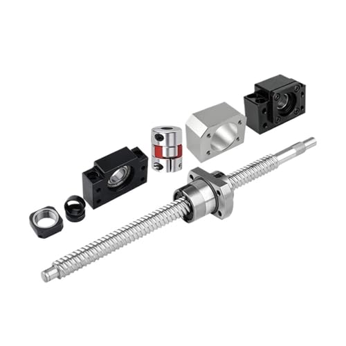 Kugelumlaufspindel mit Mutter Maschinenteile SFY2525 100-1000mm Ball Screw 25mm Lead With High Speed Ballscrew Nut End Machined +Coupling(950mm) von COZERI