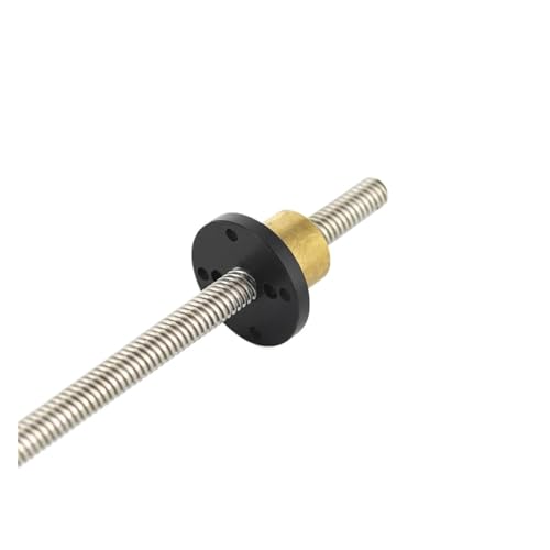 Kugelumlaufspindel mit Mutter Maschinenteile T12 Schraube Länge 300mm Blei 2mm 3mm 4mm 6mm 8mm 10mm 12mm 20mm Trapez Spindel Schraube Mit kupfer Mutter(Pitch 3mm lead 3mm) von COZERI