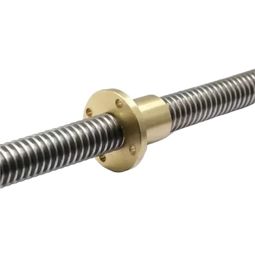 Kugelumlaufspindel mit Mutter Maschinenteile Thread Length 100-600mm Lead 4mm 3D Printer T16 Screw Trapezoidal With Nut(400mm) von COZERI