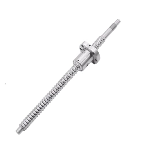 Rückschlagkugelumlaufspindel SFU1204 200 250 300 350 400 500 600mm gewalzte Kugelumlaufspindel C7 mit Flansch Einzelkugelmutter Ende bearbeitete CNC-Teile(450mm) von COZERI