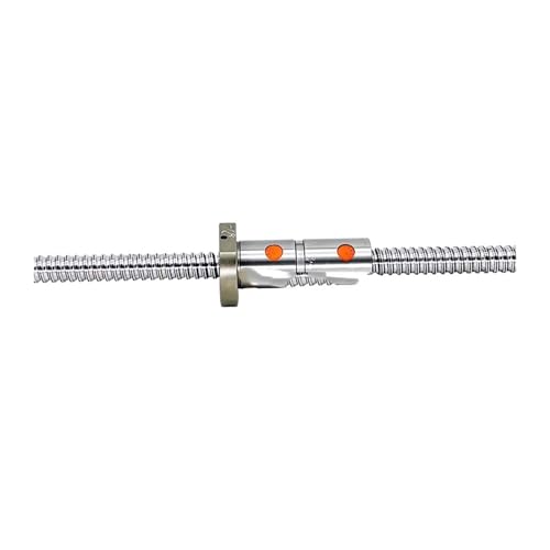 Spielfreie Kugelumlaufspindel DFU1605 C7 Ballscew 1605 Kugelumlaufspindel 200mm-1500mm BK12 BF12 Unterstützung Doppelte Kugelmutter Gehäusekupplung(1365mm) von COZERI
