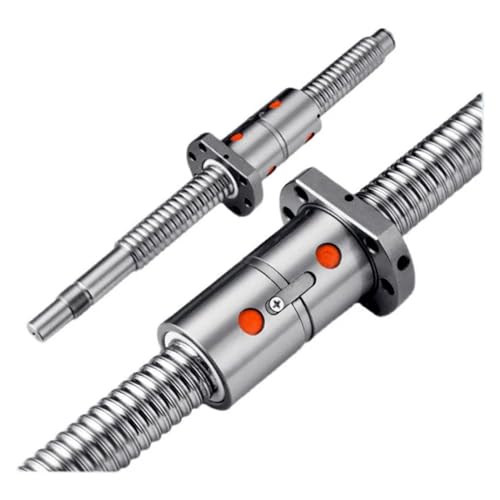 Spielfreie Kugelumlaufspindel DFU2005 Kugelumlaufspindel 100mm-1000mm Doppelkugelumlaufspindel BF15+HM15-86+Koppler(300mm) von COZERI