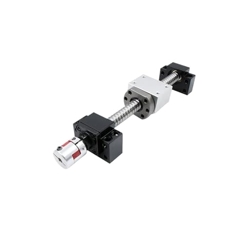 Spielfreie Kugelumlaufspindel Kugelumlaufspindel-Kit SFU1610 C7, Schraubenende bearbeitet mit BKBF12 + Mutternhalter + Kupplung for CNC-Fräser(900) von COZERI