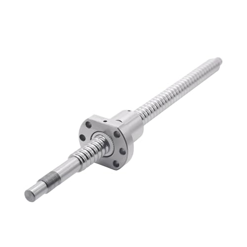 Spielfreie Kugelumlaufspindel Kugelumlaufspindel SFU1605 200mm-850mm Kugelumlaufspindel C7 1605 Flansch Einzelkugelmutter BK/BF12 RM1605 Ende CNC bearbeitet(400mm) von COZERI