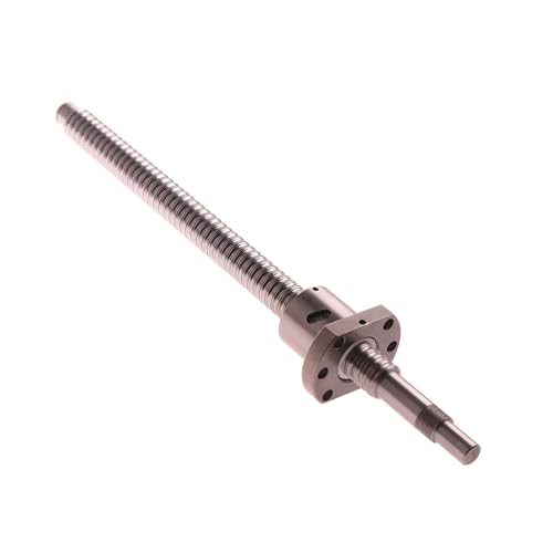 Spielfreie Kugelumlaufspindel Kugelumlaufspindel SFU2005 200 mm-2300 mm Kugelumlaufspindel mit bearbeitetem Ende + BK15BF15-Unterstützung + Kupplung + Kugelmuttergehäuse Kugelumlaufspindel(450mm) von COZERI