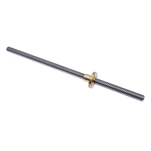 Spielfreie Kugelumlaufspindel Leitspindel T8 150 mm Linearführung 3D-Druckerteile Spiralsteigung 1 mm 2 mm 4 mm 8 mm 10 mm 12 mm 14 mm Trapezschrauben mit Mutter(Helical pitch 12mm) von COZERI