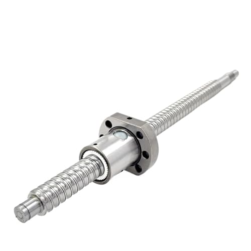 Spielfreie Kugelumlaufspindel SFU1204 150 mm – 600 mm C7-Kugelumlaufspindel mit 1204-Flansch-Einzelkugelmutter BK/BF10-Bearbeitung(150mm) von COZERI