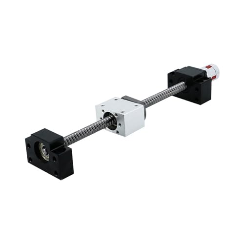 Spielfreie Kugelumlaufspindel SFU1204 200mm-1000mm Gerollte Kugelumlaufspindel C7 mit 1204 Kugelmutter BK/BF10 Ende CNC bearbeitet(200) von COZERI