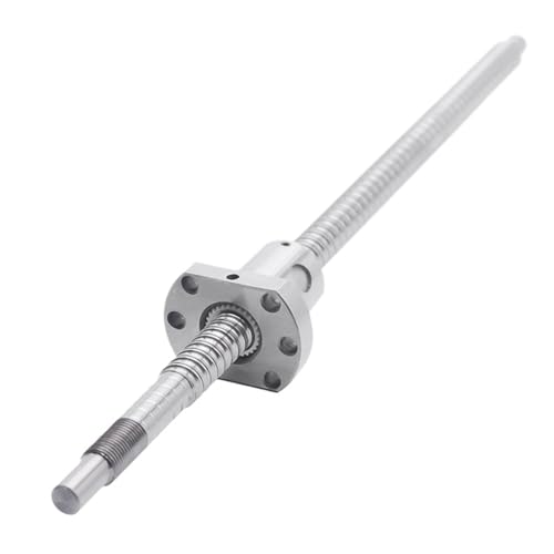 Spielfreie Kugelumlaufspindel SFU1204 200mm-1500mm Gerollte Kugelumlaufspindel C7 Mit 1204 Flansch Einzelkugelmutter BK/BF10 Ende CNC bearbeitet(550mm) von COZERI