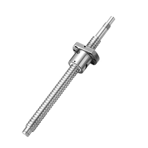 Spielfreie Kugelumlaufspindel SFU1204 300 mm – 1200 mm C7 Rollenschraube mit einzelner Kugelmutter(400mm) von COZERI