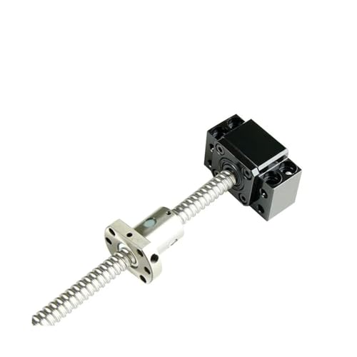 Spielfreie Kugelumlaufspindel SFU1204-Set RM1204 gerollte Kugelumlaufspindel C7 mit bearbeitetem Ende + 1204 Kugelmutter + Muttergehäuse + BK/BF10-Ende + Kupplung(500mm) von COZERI