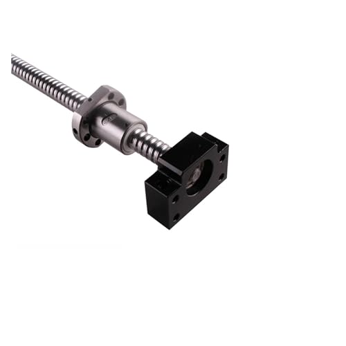 Spielfreie Kugelumlaufspindel SFU1605 250-1500 mm gerollte Kugelumlaufspindel C7 mit bearbeitetem Ende + 1605 Kugelmutter + Muttergehäuse + BK/BF12 Endstütze(1350mm) von COZERI