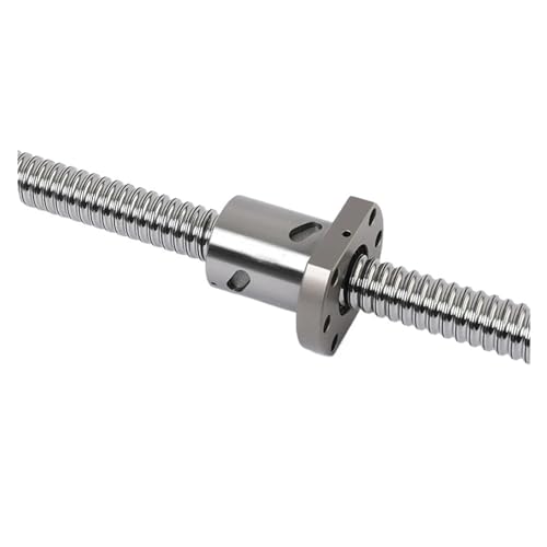 Spielfreie Kugelumlaufspindel SFU1610 200mm-800mm C7 Kugelumlaufspindel mit 1610 Flansch Einzelkugelmutter BK/BF12 Ende bearbeitet(200mm) von COZERI