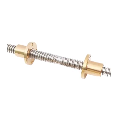 Spielfreie Kugelumlaufspindel T10 Leitspindel Rechts-Links Länge 100mm-600mmm Außendurchmesser 10mm Steigung 2mm Steigung 2mm(600mm) von COZERI