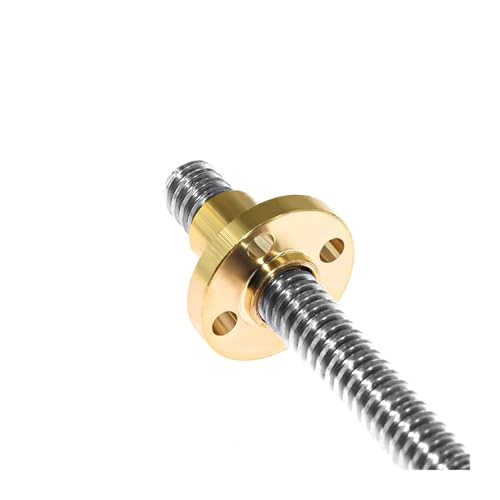 Spielfreie Kugelumlaufspindel T12 Schraube Länge 1500mm Blei 2mm-12mm Trapez Spindel for Cnc 3d Drucker Cnc Router Drehmaschine(Pitch 3mm Lead 3) von COZERI