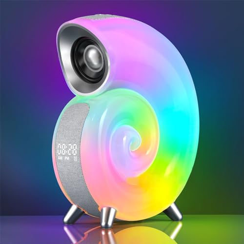COZHYESS LED Nachttischlampe dimmbar, LED Nachttischlampe, AtmosphäRen, Lampe mit Bluetooth-Lautsprecher, 256 Lichtmodi, mit APP Steuerung, für Erwachsene Kinder Büro Schlafzimmer von COZHYESS
