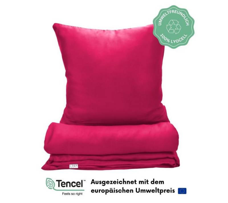 COZY HEAVEN Bettwäsche Luxus Lyocell Bettwäsche, TENCEL™, Atmungsaktiv & Weich, 100% Lyocell, 3 teilig von COZY HEAVEN