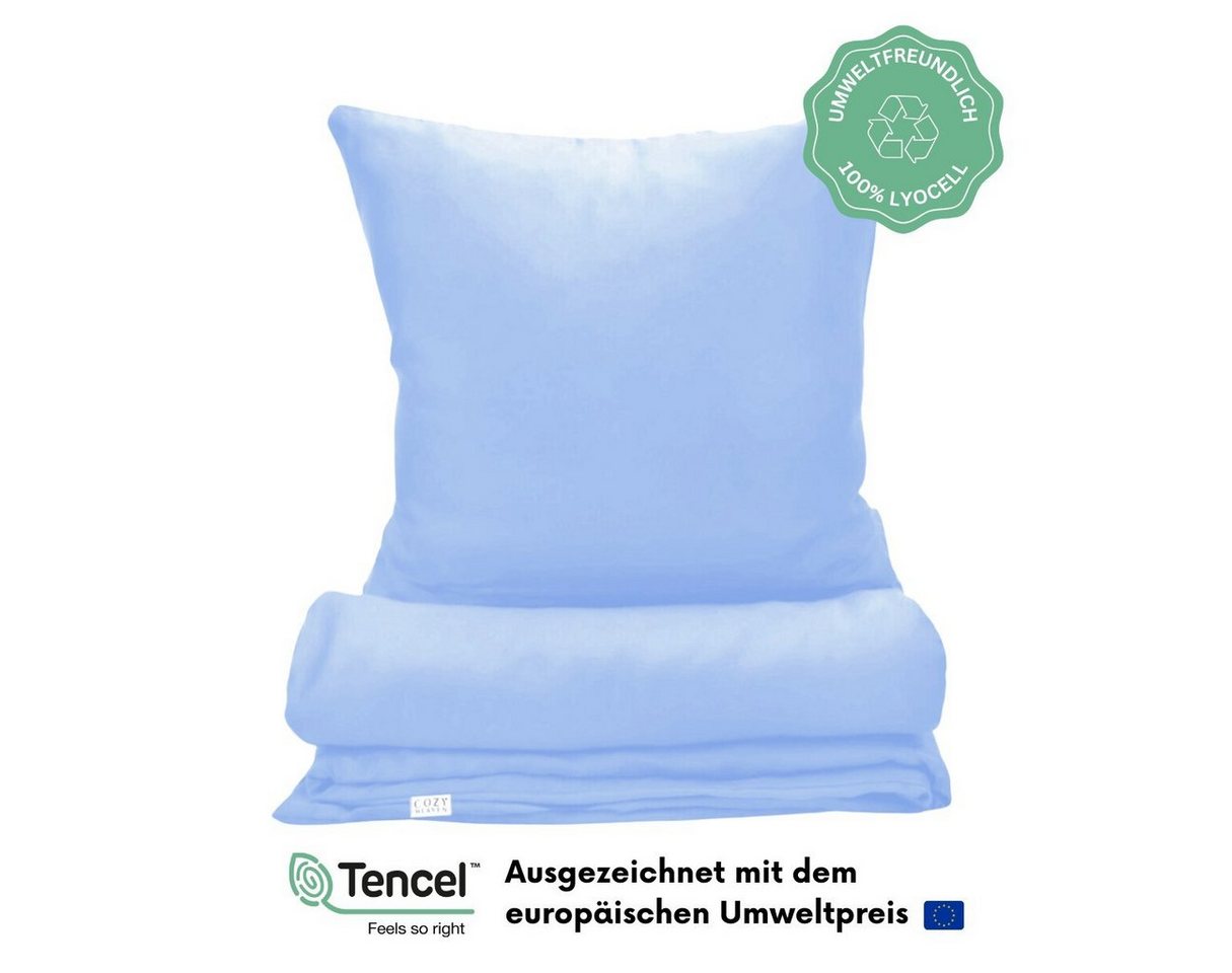 Bettwäsche Luxus Lyocell Bettwäsche, TENCEL™, Atmungsaktiv & Weich, COZY HEAVEN, 100% Lyocell, 2 teilig von COZY HEAVEN