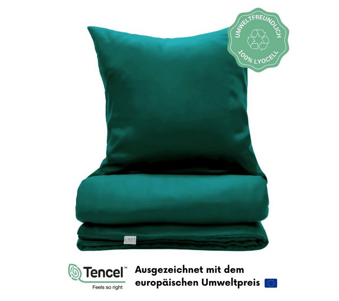 COZY HEAVEN Bettwäsche Luxus Lyocell Bettwäsche, TENCEL™, Atmungsaktiv & Weich, 100% Lyocell, 2 teilig von COZY HEAVEN