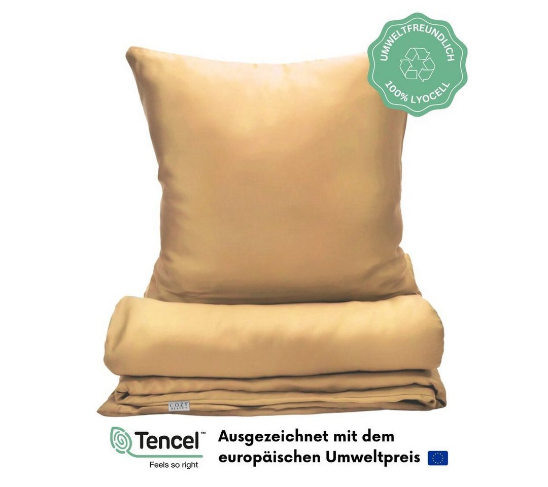 COZY HEAVEN Bettwäsche Luxus Lyocell Bettwäsche, TENCEL™, Atmungsaktiv & Weich, 100% Lyocell, 2 teilig von COZY HEAVEN