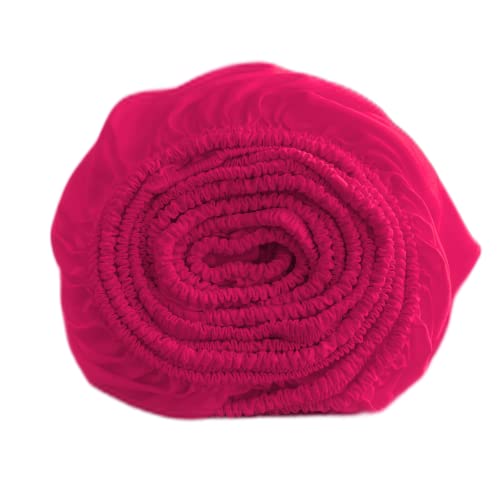 COZY HEAVEN | Luxus Lyocell Spannbettlaken (Tencel™) | Gewonnen aus Eukalyptus u.a. | Ultra Weich | Bis 30cm Höhe | Mit Seitenkennzeichnung | Atmungsaktiv | Ganzjährig geeignet (Berry Red, 180x200) von COZY HEAVEN