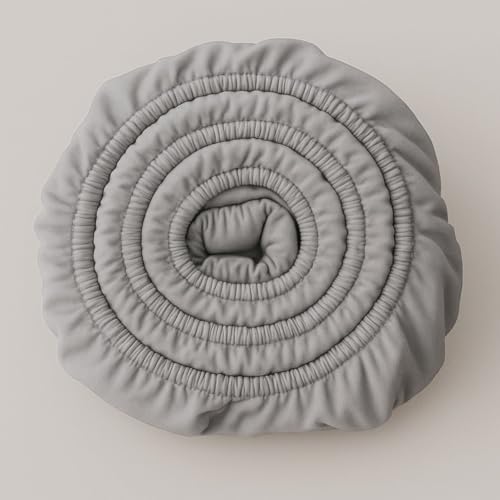 COZY HEAVEN | Luxus Lyocell Spannbettlaken (Tencel™) | Gewonnen aus Eukalyptus u.a. | Ultra Weich | Bis 30cm Höhe | Mit Seitenkennzeichnung | Atmungsaktiv | Ganzjährig geeignet (Stone Grey, 90x200) von COZY HEAVEN