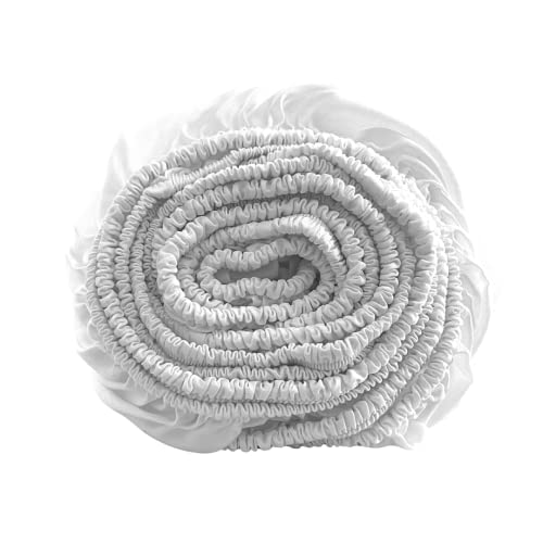 COZY HEAVEN | Luxus Lyocell Spannbettlaken (Tencel™) | Gewonnen aus Eukalyptus u.a. | Ultra Weich | Bis 30cm Höhe | Mit Seitenkennzeichnung | Atmungsaktiv | Ganzjährig geeignet (Shiny White, 140x200) von COZY HEAVEN
