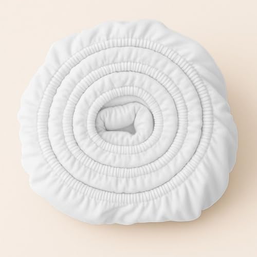 COZY HEAVEN | Luxus Lyocell Spannbettlaken (Tencel™) | Gewonnen aus Eukalyptus u.a. | Ultra Weich | Bis 30cm Höhe | Mit Seitenkennzeichnung | Atmungsaktiv | Ganzjährig geeignet (Shiny White, 90x200) von COZY HEAVEN