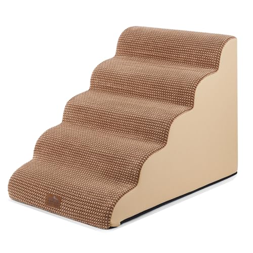 COZY KISS Breite Hundetreppe (Hellbraun, 83x50x57cm, 5.0) von COZY KISS