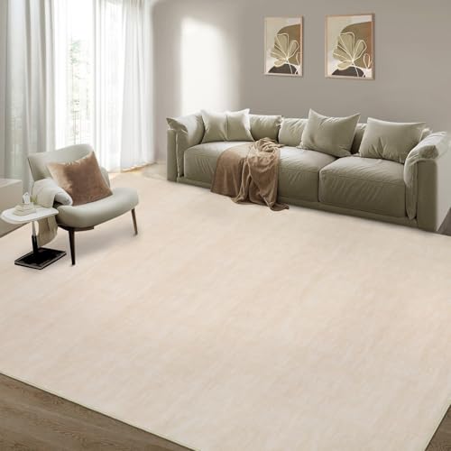 COZYLOOM Area Rugs Teppich, waschbar, moderner Akzent-Teppich mit Rutschfester Unterseite, schmutzabweisend, zeitgenössischer Überwurf, weicher Niederflor, Bodenbezug für Wohnzimmer, Schlafzimmer von COZYLOOM