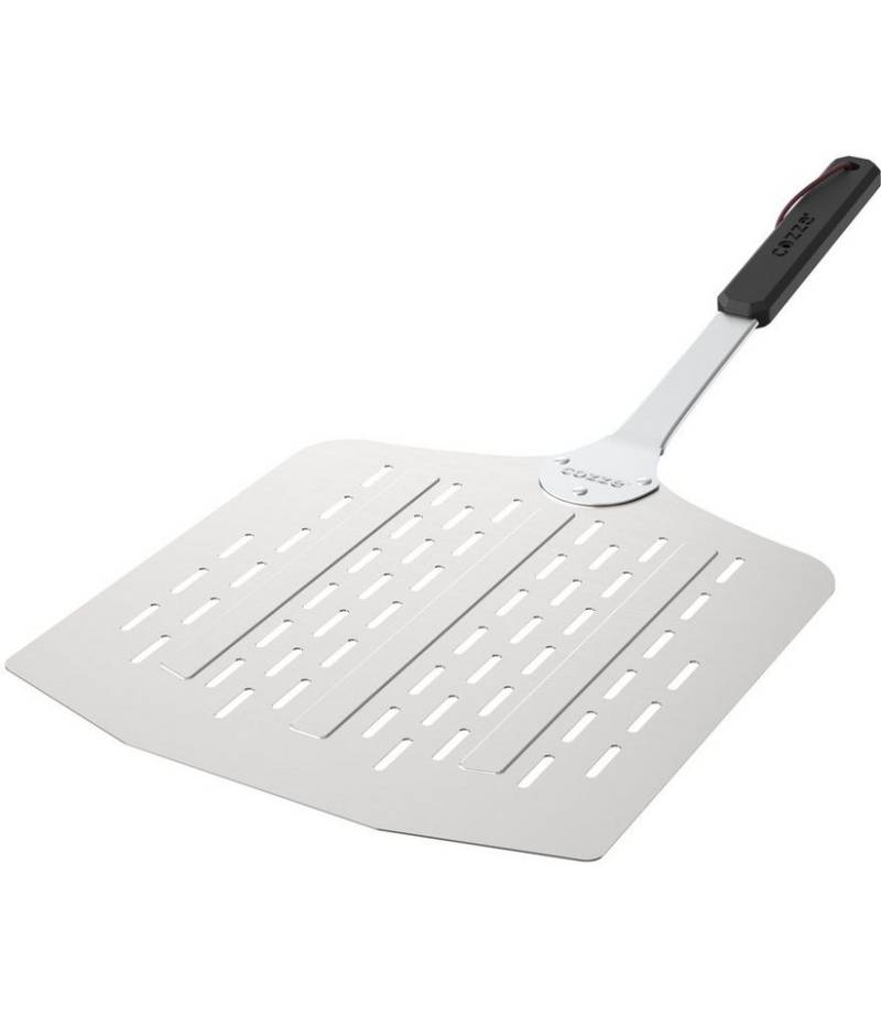 COZZE Grillbesteck-Set Pizzaschaufel, 66 x 30 x 3 cm, silber, hitzestabiler Pizzaschieber, passend für 13" Pizzaöfen von COZZE