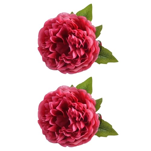 2pcs Moderne Blumenvorhang Clips Set Realistische Blumenvorhang Krawatten Elegantes Design Für Fenster Home Dekoration Krawatten von CPAOWEHF