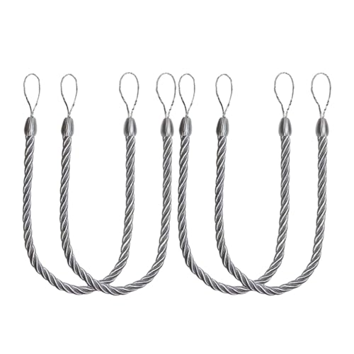 4pack Natürliche Baumwollseil Vorhangsteuerbacks Handwebse Bohos Styles Dekorative Drapeholdbacks Für Und Büro Vorhangvorhangstafeln von CPAOWEHF