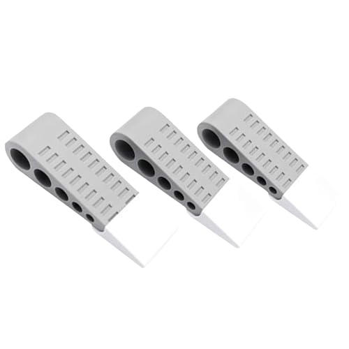 Anti-Kollisions-Silikon-Türstopper, rutschfest, dekorative Türstopper, Keile, weiche Türstopper, hintere Halterung, dauerhafte Stopper für Zuhause, 3 Stück Anti-Kollisions-Silikon-Türstopper, rutschfest, dekorative Türstopper, Keile, weiche Türstopper, hintere Halterung, dauerhafte Stopper für Zuhause, 3 Stück von CPAOWEHF