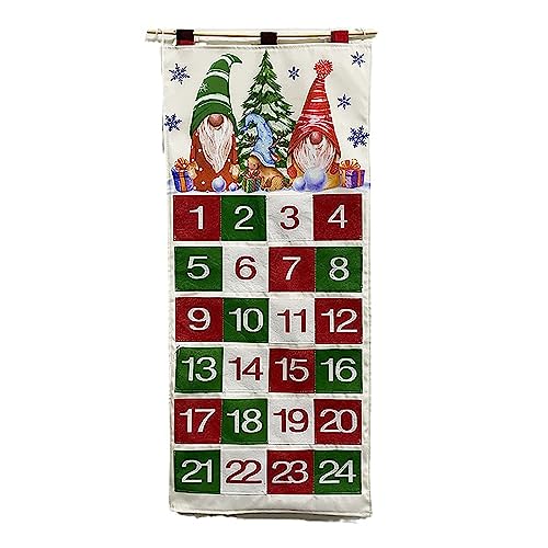 Befüllbarer Adventskalender Weihnachten Adventskalender mit 24 Taschen Stoff Leer Adventskalender Hängende Ornamente Befüllbarer Adventskalender Weihnachten Adventskalender mit 24 Taschen Stoff Leer Adventskalender Hängende Ornamente von CPAOWEHF