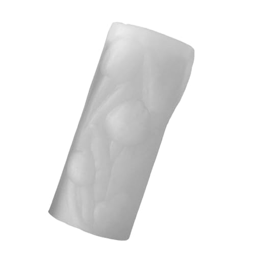 CPAOWEHF Blumenzylinder Silikonformen Pflaster Epoxidharz Blumen Säule Kerze Ornament Guss Silikonform Blumen Säule Kerzenpänner Gießen Bastelmittelzubehör von CPAOWEHF