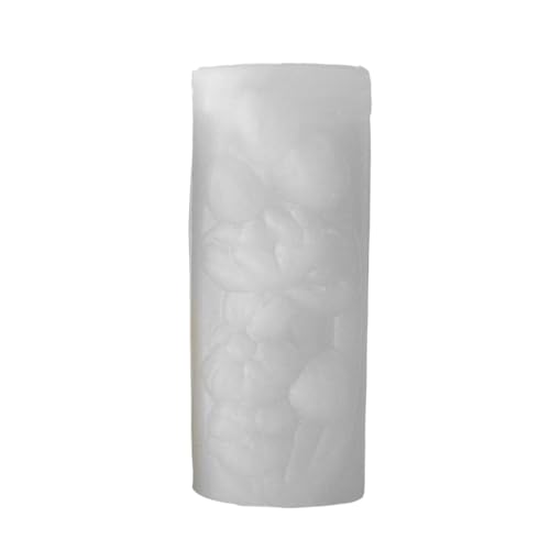 Blumenzylinder Silikonformen Pflaster Epoxidharz Blumen Säule Kerze Ornament Guss Silikonform Blumen Säule Kerzenpänner Gießen Bastelmittelzubehör von CPAOWEHF