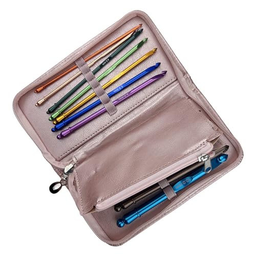 CPAOWEHF 12 PCs 3 0 Mm-10 0 Mm Häkchen Haken Set Mit Gehäuse Stricknadelnadel Häkelnadel Zum Häkelstricken von CPAOWEHF