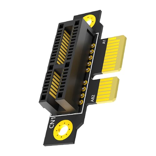 CPAOWEHF 20mm Rückwärts 90 Grad PCIe 1x Slot Für PCIe 1x Männlich Weibliche Adapter Risers Card Für 1U Server PC Server Fall CPAOWEHF 20mm Rückwärts 90 Grad PCIe 1x Slot Für PCIe 1x Männlich Weibliche Adapter Risers Card Für 1U Server PC Server Fall von CPAOWEHF