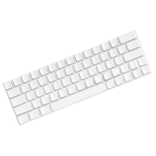 CPAOWEHF 64 Pieces PBTs Nicht Gravieren Leerzeichen Schlüsselkap Originalhöhe Färben Bei Sublimation Weiße Schlüsselkaps Für MX Switches CPAOWEHF 64 Pieces PBTs Nicht Gravieren Leerzeichen Schlüsselkap Originalhöhe Färben Bei Sublimation Weiße Schlüsselkaps Für MX Switches von CPAOWEHF