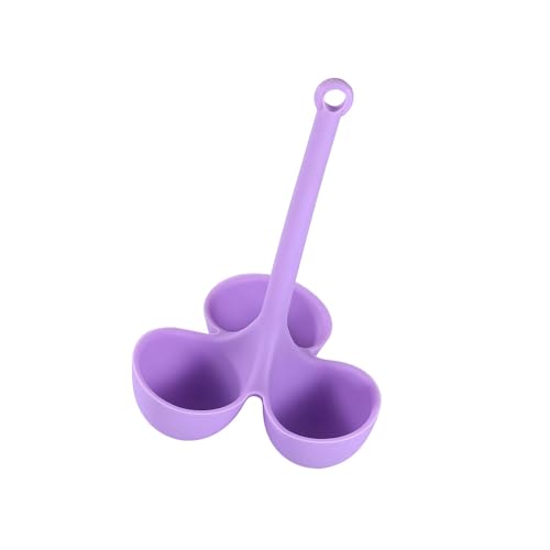 CPAOWEHF Antihaftbeschichteter Eier-Kocheinsatz, flexibler Eierhalter, Hitzeschutz, Frühstücks-Pochierer, geeignet für sicheres Kochen, Dampfgarer von CPAOWEHF