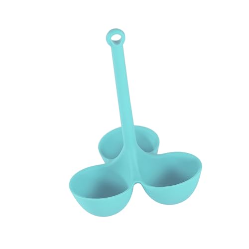 CPAOWEHF Antihaftbeschichteter Eier-Kocheinsatz, flexibler Eierhalter, Hitzeschutz, Frühstücks-Pochierer, geeignet für sicheres Kochen, Dampfgarer von CPAOWEHF