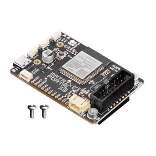CPAOWEHF CircuitPythons Aktiviert ESP32S3 LED Matrixes Portale Internet Display Für Computer Enthusiasten In Schwarz CPAOWEHF CircuitPythons Aktiviert ESP32S3 LED Matrixes Portale Internet Display Für Computer Enthusiasten In Schwarz von CPAOWEHF