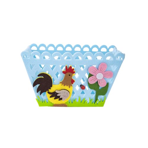 CPAOWEHF Die Ferienparty Liefert Farbenfrohe Rooster Aufbewahrungskorb Perfekt Zum Halten Von Eiern Und Süßigkeiten Geschenktüte Geschenktüten von CPAOWEHF