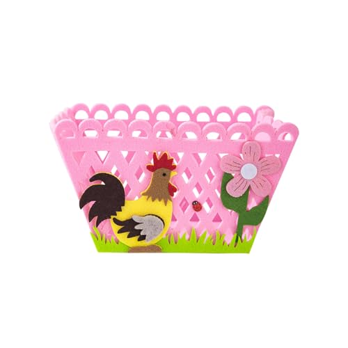 CPAOWEHF Die Ferienparty Liefert Farbenfrohe Rooster Aufbewahrungskorb Perfekt Zum Halten Von Eiern Und Süßigkeiten Geschenktüte Geschenktüten von CPAOWEHF