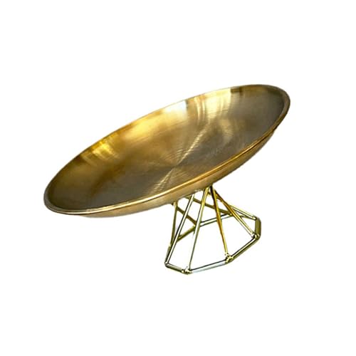 CPAOWEHF Edelstahl Servierschale High Foot Metall Obstplatte Elegantes Essensdarstellungsgericht Für Wohnzimmer Couchtisch Korrosions Widerstandes Tablett CPAOWEHF Edelstahl Servierschale High Foot Metall Obstplatte Elegantes Essensdarstellungsgericht Für Wohnzimmer Couchtisch Korrosions Widerstandes Tablett von CPAOWEHF