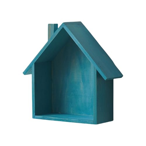 CPAOWEHF Elegante Robuste Holzhäuser Wandmontage Schelfbehörde Tragbar Für Die Heimorganisation Schlafzimmer Dekoration Home Display von CPAOWEHF