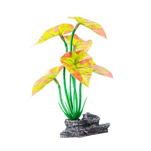 CPAOWEHF Fishtanks Dekoration Realistische Grüne Pflanze Mit Harz Basis Natürliche Looks Für Heimnutzung Und Aquarien Ornament Landschaft von CPAOWEHF