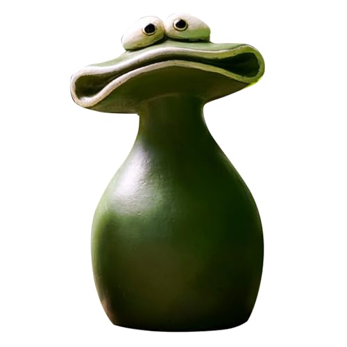CPAOWEHF Froschfiguren, Kunstharz, Tier, Gartenstatuen, lustige Frösche, Skulpturen für Zuhause, Schreibtischdekoration, lustige Frösche von CPAOWEHF